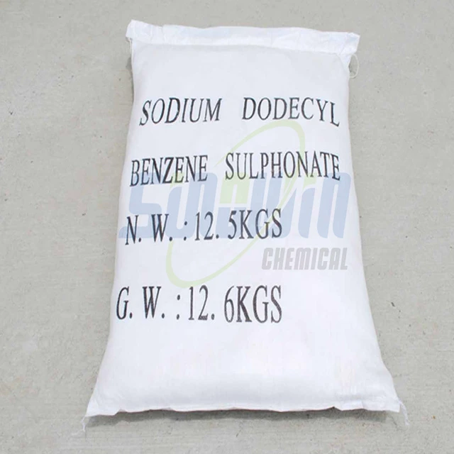 CAS NO: 25155-30-0 Materia prima química diaria sdbs sodium dodecil bencfonato